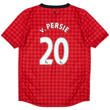 2012-13 Manchester United Maillot Domicile v.Persie #20 - 10/10 - (M.Boys)