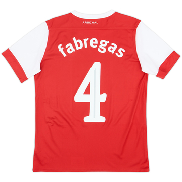 Maillot domicile Arsenal 2010-11 Fabregas #4 - 8/10 - (XL.Boys)