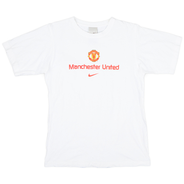 2005-06 Manchester United Nike Tee Coton - 9/10 - (S)