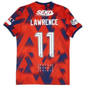 2023-24 Rangers Quatrième maillot de match Lawrence #11