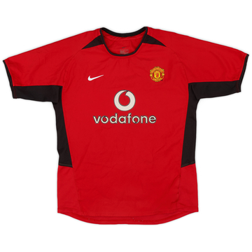 2002-04 Manchester United Maillot Domicile - 8/10 - (L.Boys)