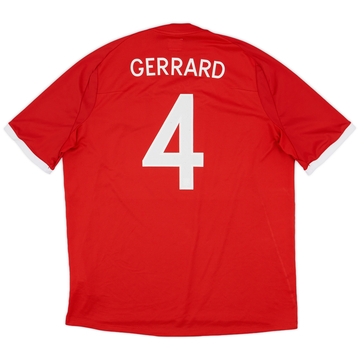 2010-11 England Maillot extérieur Gerrard #4 - 7/10 - (XXL)