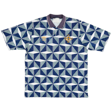 1990-92 Northern Ireland Maillot extérieur - 5/10 - (XL)