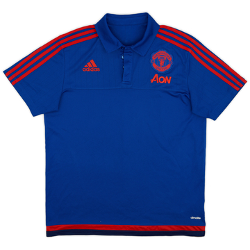 2015-16 Manchester United adidas Polo - 9/10 - (L)