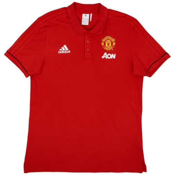 2018-19 Manchester United adidas Polo - 9/10 - (XL)