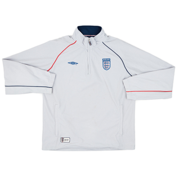 2002-04 England Umbro Haut d'entraînement 1/4 zip - 7/10 - (L)