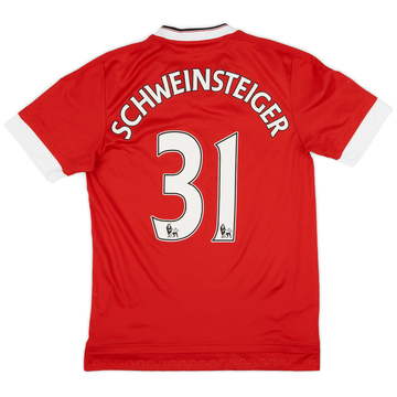 2015-16 Manchester United Maillot domicile Schweinsteiger #31 - 5/10 - (S)