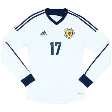 2012-14 Scotland Maillot Authentique Extérieur L/S #17 - 9/10 - (S)