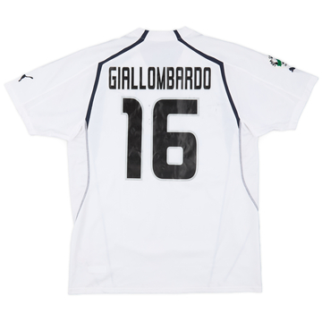2005-06 Lazio Maillot de match extérieur Giallombardo #16