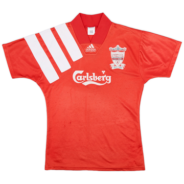 1992-93 Liverpool Maillot domicile Centenaire - 5/10 - (S)