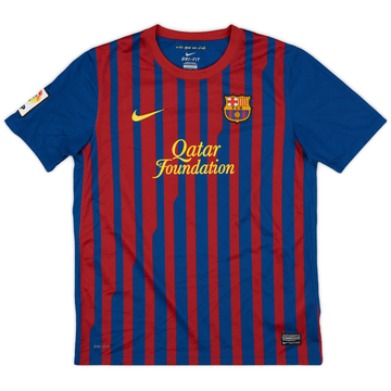 2011-12 Barcelona Maillot domicile - 9/10 - (XL.Boys)