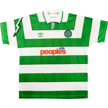 1991-92 Celtic Maillot Domicile - 8/10 - (XL)
