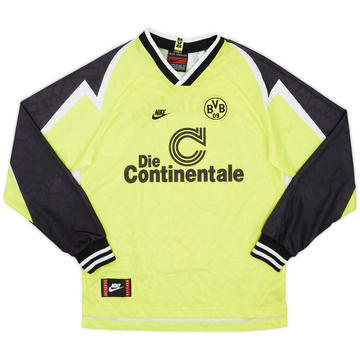1995-96 Borussia Dortmund Maillot Domicile ML - 7/10 - (XL Garçon)