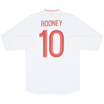 Maillot Angleterre Domicile ML 2012-13 Rooney #10 - 9/10 - (M)