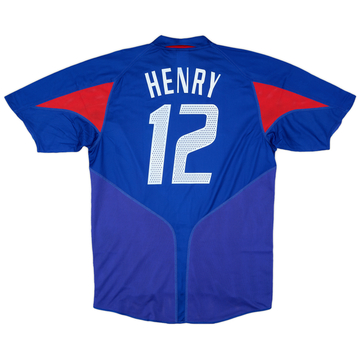 2004-06 France Maillot Domicile Henry #12 (L)
