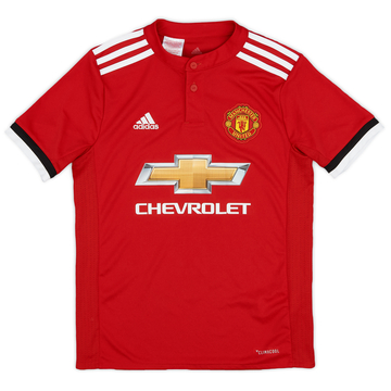 2017-18 Manchester United Maillot domicile - 10/10 - (M.Boys)