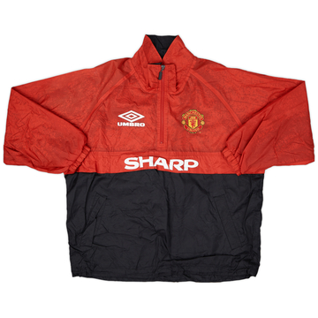 1998-00 Manchester United Umbro Veste de survêtement 1/4 Zip - 6/10 - (S)