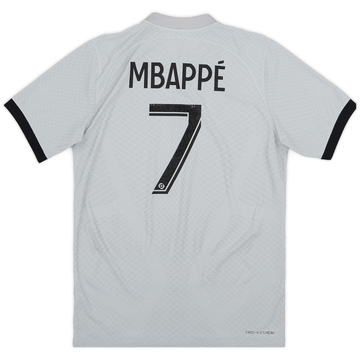 2022-23 Paris Saint-Germain Maillot extérieur authentique Mbappe #7 - 9/10 - (S)