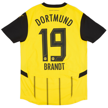 2024-25 Borussia Dortmund Maillot domicile authentique Brandt #19