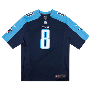 2015-17 Tennessee Titans Mariota #8 Maillot de match Nike (domicile) XL