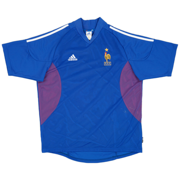 2002-04 France Maillot Domicile - 5/10 - (L)
