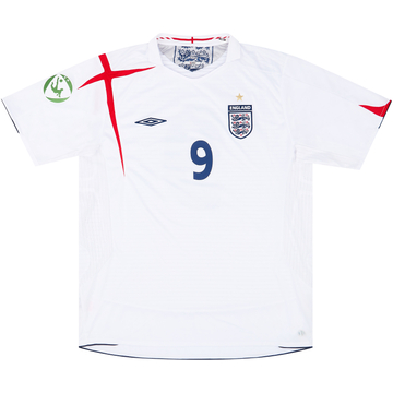 2005 England U-19 Maillot de match domicile Championnat d'Europe #9 (Fryatt)