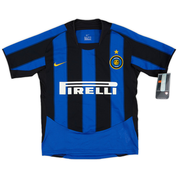 2003-04 Inter Milan Maillot Domicile (Garçon S)