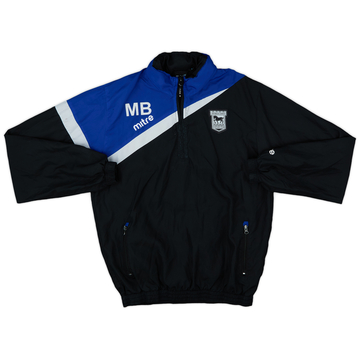 2008-09 Ipswich Mitre Édition personnel 1/4 Zip Haut d'entraînement MB - 6/10 - (L)