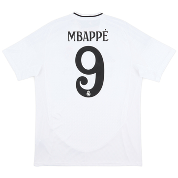 2024-25 Real Madrid Maillot Domicile Mbappe #9