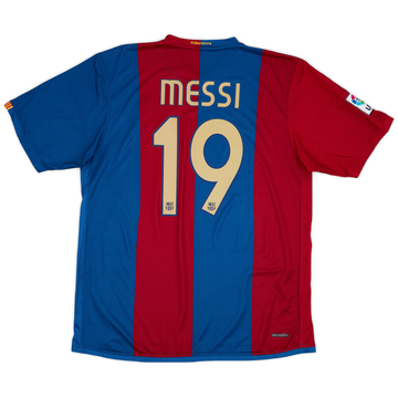 2006-07 Barcelona Maillot Domicile Messi #19