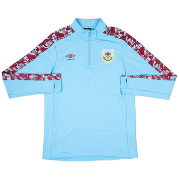 2020-21 Burnley Umbro Haut d'entraînement quart de zip - 8/10 - (M)