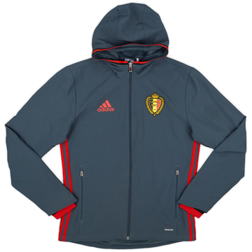 2016-17 Belgium adidas Veste de survêtement à capuche - 9/10 - (S)