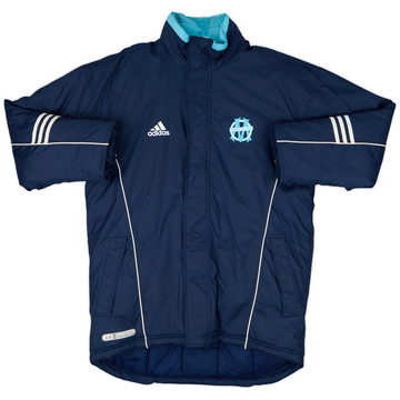 1999-00 Olympique Marseille adidas Manteau de banc matelassé - 9/10 - (M/L)