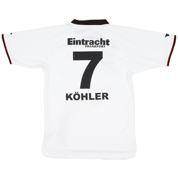 2008-11 Eintracht Frankfurt Maillot extérieur signé Kohler #7 - 8/10 - (XS)