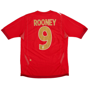 Maillot extérieur Angleterre 2006-08 Rooney #9 - 8/10 - (M)
