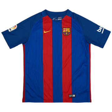2016-17 Barcelona Maillot domicile - 9/10 - (XL.Boys)