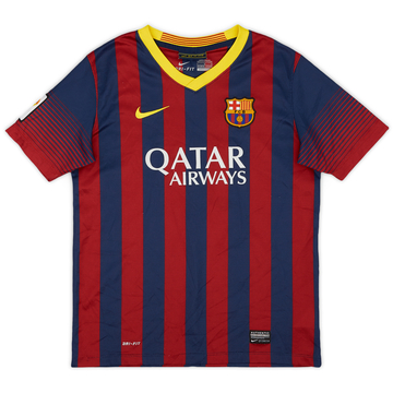 2013-14 Barcelona Maillot domicile - 7/10 - (Garçons L)