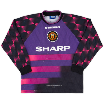 1996-97 Manchester United Maillot GK - 5/10 - (M)
