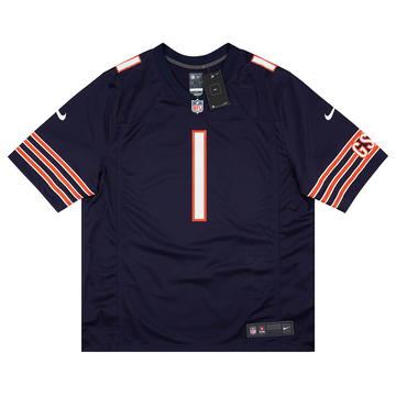 2021-23 Chicago Bears Fields #1 Maillot Nike Game (Domicile) XL - Avec étiquettes