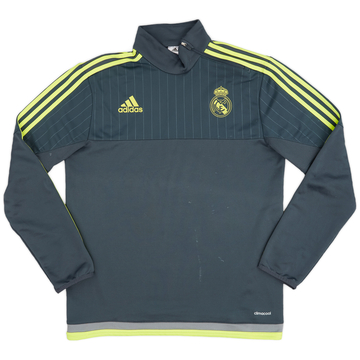 2015-16 Real Madrid adidas Haut d'entraînement 1/4 zip - 6/10 - (M)