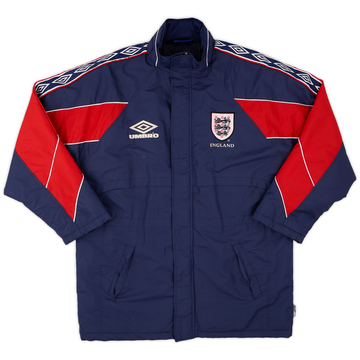 1998-00 England Umbro Parka de banc rembourrée - 6/10 - (L)