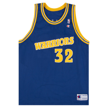 1995-97 Golden State Warriors Smith #32 Maillot Champion (Extérieur) XXL