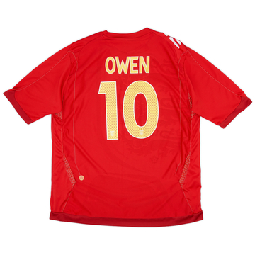 2006-08 England Maillot extérieur Owen #10 - 5/10 - (XL)