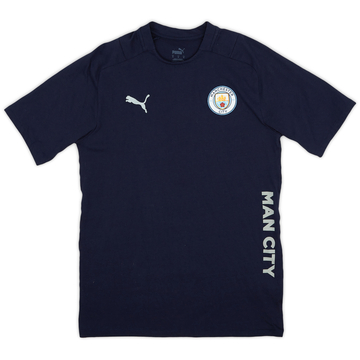 2021-22 Manchester City Puma T-shirt en coton modèle Staff - 9/10 - (M)