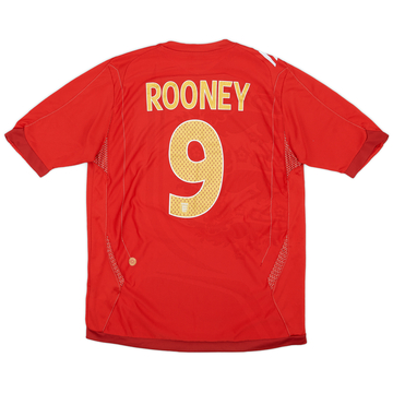 Maillot extérieur Angleterre 2006-08 Rooney #9 - 6/10 - (M)