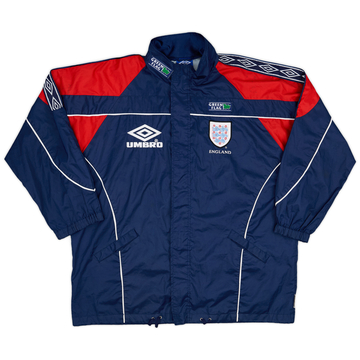 1995-97 England Umbro Veste de pluie à capuche - 8/10 - (XL)