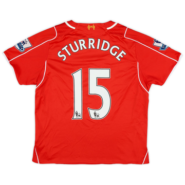 2014-15 Liverpool Maillot domicile Sturridge #15 - 7/10 - (XXL femme)