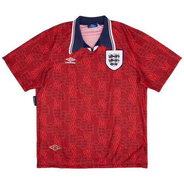 1993-95 England Maillot extérieur - 9/10 - (XL)