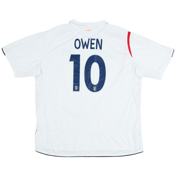 2005-07 England Maillot Domicile Owen #10 - 7/10 - (XXL)