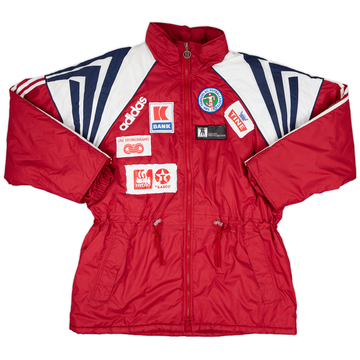 1996-97 Sor-Trondelag Fotballkrets Édition joueur adidas Manteau de banc rembourré - 7/10 - (XL)